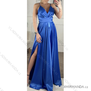 Elegantes Abendkleid für Damen mit Trägern (S/M ONE SIZE) ITALIAN FASHION IMPBB2480870bl