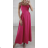 Elegantes Sommerkleid mit glitzernden Pailletten für Damen (Einheitsgröße S/M) ITALIAN FASHION IMPBB23O3837
