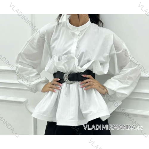 Langärmliges Tunika-Shirt/Hemd für Damen (S/M EINHEITSGRÖSSE) ITALIAN FASHION IMPBB23B10305