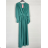 Langes glitzerndes Langarm-Partykleid für Damen (Einheitsgröße S/M) ITALIAN FASHION IMPBB2315162
