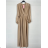 Langes glitzerndes Langarm-Partykleid für Damen (Einheitsgröße S/M) ITALIAN FASHION IMPBB2315162