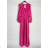 Langes glitzerndes Langarm-Partykleid für Damen (Einheitsgröße S/M) ITALIAN FASHION IMPBB2315162