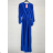 Langes glitzerndes Langarm-Partykleid für Damen (Einheitsgröße S/M) ITALIAN FASHION IMPBB2315162
