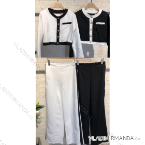 Langarm-Trainingsanzug und Sweatshirt-Set für Damen (Einheitsgröße S/M) ITALIAN FASHION IMPGM232633