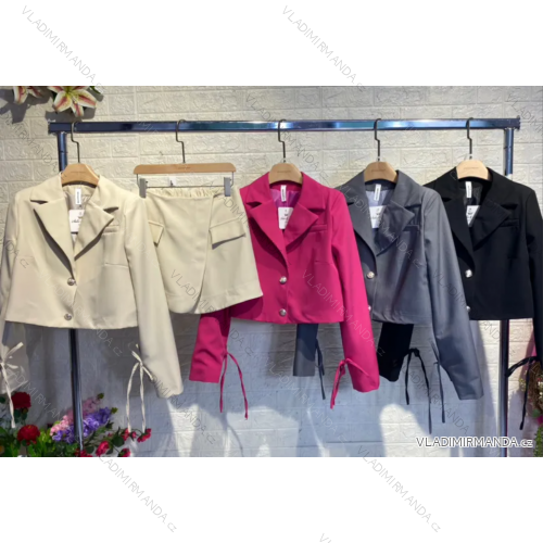 Langarm-Trainingsanzug und Sweatshirt-Set für Damen (Einheitsgröße S/M) ITALIAN FASHION IMPGM232633