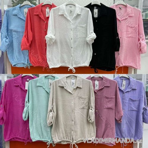 Damen T-Shirt Kurzarm (S / M / L ONE SIZE) ITALIAN FASHION IMWC222158