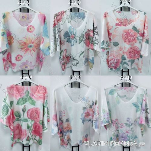 Übergroßer Langarmpullover für Damen (Einheitsgröße S/M) ITALIAN FASHION IMWCA23DH2302