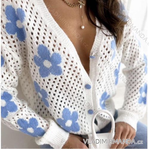 Übergroßer Langarmpullover für Damen (Einheitsgröße S/M) ITALIAN FASHION IMWCA23DH2302
