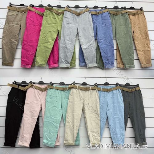 Damenhose mit langen Taschen (S/M EINHEITSGRÖSSE) ITALIAN FASHION IMWKK232876