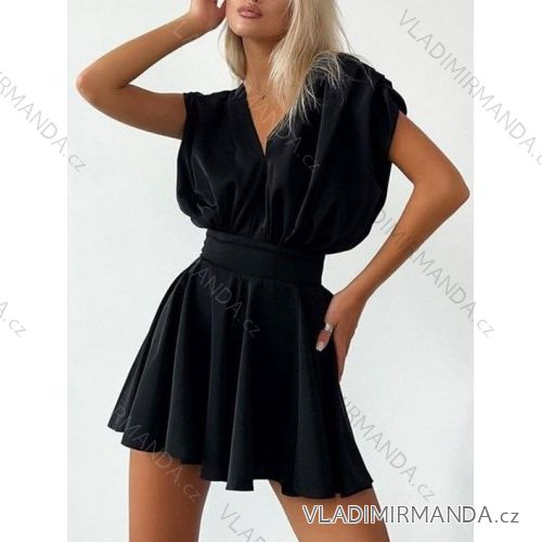 Langes, dehnbares, ärmelloses Sommerkleid für Damen (S / M / L ONE SIZE) ITALIAN FASHION IMWC222492