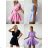 Langes, dehnbares, ärmelloses Sommerkleid für Damen (S / M / L ONE SIZE) ITALIAN FASHION IMWC222492