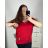 Kurzarm-Tunika für Damen in Übergröße (2XL/3XL/4XL Einheitsgröße) ITALIAN FASHION IMC23080
