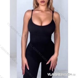 Damen-Jumpsuit mit langem Gürtel und kurzen Ärmeln (Einheitsgröße S/M) ITALIAN FASHION IMWC231353