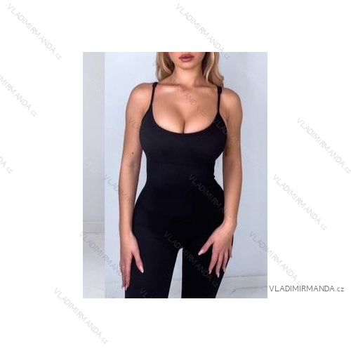 Damen-Jumpsuit mit langem Gürtel und kurzen Ärmeln (Einheitsgröße S/M) ITALIAN FASHION IMWC231353