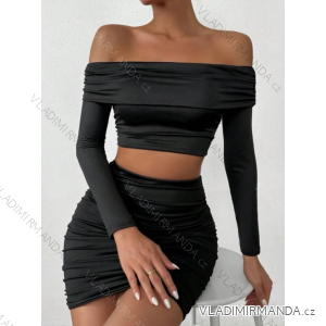 Elegantes Set aus Oberteil und Rock für Damen (Einheitsgröße S/M) ITALIAN FASHION IMPLS2431998_21360