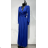 Langes Party-Langarmkleid für Damen (S/M EINHEITSGRÖSSE) ITALIAN FASHION IMPLS231010