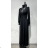 Langes Party-Langarmkleid für Damen (S/M EINHEITSGRÖSSE) ITALIAN FASHION IMPLS231010