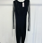 Langes Chiffon-Kurzarmkleid für Damen (S/M ONE SIZE) ITALIAN FASHION IMWGS231048
