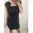 Kleid kurz für Frauen Kleiderbügel (uni s / m) ITALIENISCHER MODUS IM922LUCA -   hellbraun
 -   3XL