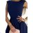 Langes, dehnbares, ärmelloses Sommerkleid für Damen (S / M / L ONE SIZE) ITALIAN FASHION IMWC222492 -   dunkelblau -   M