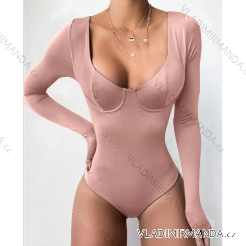 Langes Chiffon-Kurzarmkleid für Damen (S/M ONE SIZE) ITALIAN FASHION IMWGS231048