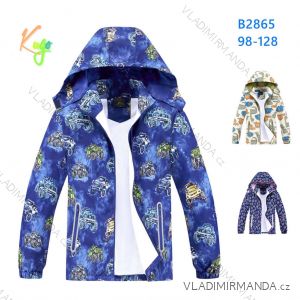 Leichte Jacke mit Kapuze für Kinder, Mädchen und Jungen (98-128) KUGO B2848