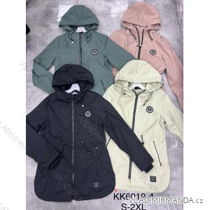 Reißverschluss Kapuzen Langarm Damen Oversized (3XL-7XL ONE SIZE) POLISH FASHION PMWT21T21-70