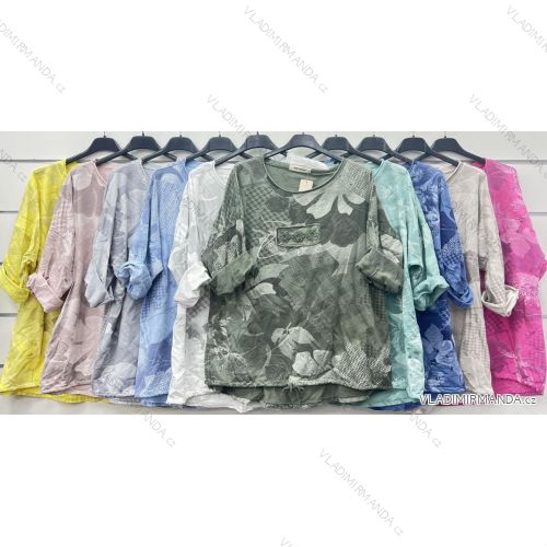 Damen T-Shirt Kurzarm (S / M / L ONE SIZE) ITALIAN FASHION IMWC222158