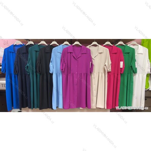 Tunika / Bluse Langarm Damen Oversized (3XL / 4XL ONE SIZE) ITALIAN FASHION IMWQ2191650