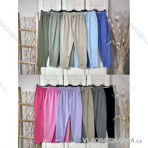 Damen-Stretchhose lang (S / M ONE SIZE) ITALIAN FASHION IMWB221597