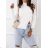 Gestrickter Rollkragenpullover für Damen mit kurzen Ärmeln (Einheitsgröße S/M) ITALIAN FASHION IMD22947 -   dunkelblau -   S / M
