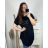 Kurzarm-Tunika für Damen in großen Größen (4XL/5XL ONE SIZE) ITALIAN FASHION IM423102