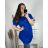 Kurzarm-Tunika für Damen in großen Größen (4XL/5XL ONE SIZE) ITALIAN FASHION IM423102