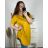 Kurzarm-Tunika für Damen in großen Größen (4XL/5XL ONE SIZE) ITALIAN FASHION IM423102