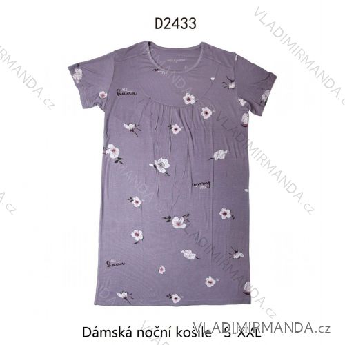 Damen-Nachthemd mit kurzen Ärmeln (S-2XL) WOLF D2331