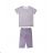 Damen-Pyjama mit kurzen Ärmeln (S-2XL) WOLF D2434