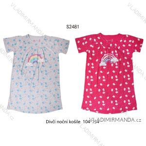 Nachthemd Kurzarm Kinder Mädchen (104-134) WOLF S2383