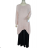 Damen-Strickpullover mit langen Ärmeln (Einheitsgröße L/XL) ITALIAN FASHION IMD212030/DR – Rosa Altrosa – S/M