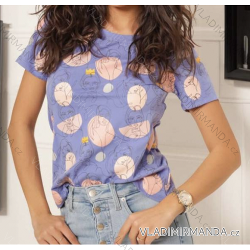 Damen-Kurzarm-T-Shirt (S-XL) GLO-STORY GLO24WPO-3621
