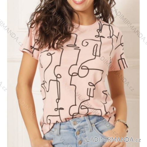 Damen-Kurzarm-T-Shirt (S-XL) GLO-STORY GLO24WPO-3622