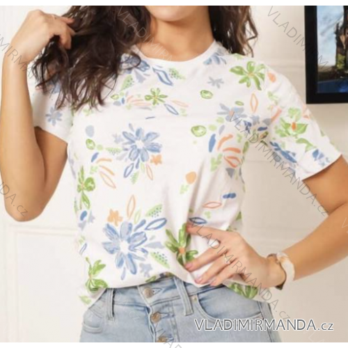 Damen-Kurzarm-T-Shirt (S-XL) GLO-STORY GLO24WPO-3625