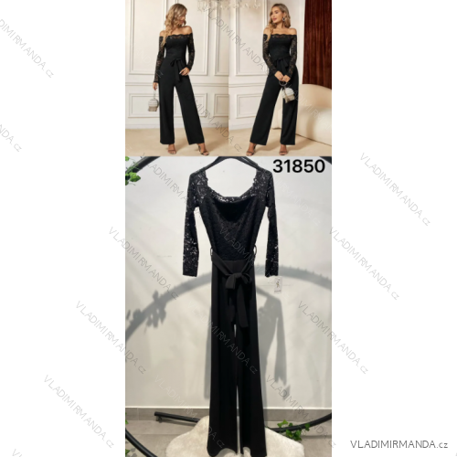 Langer eleganter Langarm-Overall für Damen (S/M EINHEITSGRÖSSE) ITALIAN FASHION IMPLS2326973