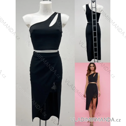 Elegantes Set aus Oberteil und Rock für Damen (Einheitsgröße S/M) ITALIAN FASHION IMPLS2431998_21360
