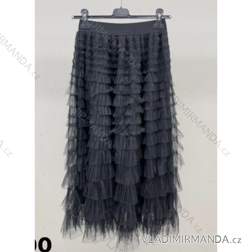 Langer Damenrock (S/M EINHEITSGRÖSSE) ITALIAN FASHION IMPLS23CH2999