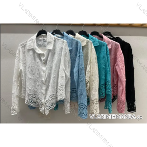 Langarmshirt für Damen (S/M EINHEITSGRÖSSE) ITALIAN FASHION IMPDY24MIL0279