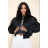 Damen-Lederjacke mit langen Ärmeln (Einheitsgröße S/M) ITALIAN FASHION IMPDY231SSH8223