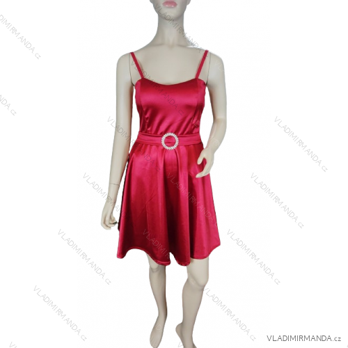 Elegantes kurzes trägerloses Chiffonkleid für Damen (S/M EINHEITSGRÖSSE) ITALIAN FASHION IM923ANNA
