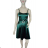 Elegantes kurzes trägerloses Chiffonkleid für Damen (S/M EINHEITSGRÖSSE) ITALIAN FASHION IM923ANNA