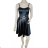 Elegantes kurzes trägerloses Chiffonkleid für Damen (S/M EINHEITSGRÖSSE) ITALIAN FASHION IM923ANNA