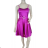 Elegantes kurzes trägerloses Chiffonkleid für Damen (S/M EINHEITSGRÖSSE) ITALIAN FASHION IM923ANNA